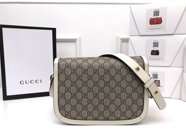 Gucci經典款女包 602204 古馳1955 Horsebit Bag 經典馬銜扣 Gucci爆款女士單肩斜挎包  gqy3916